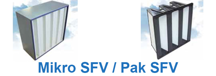 Schwebstofffilter - Mikro SFV / Pak SFV